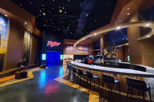 a person standing in a room